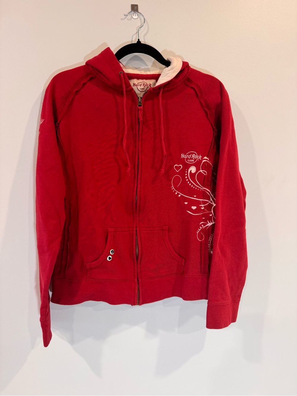 Hard Rock Cafe zip up hoodie Niagara Falls from early 2000s